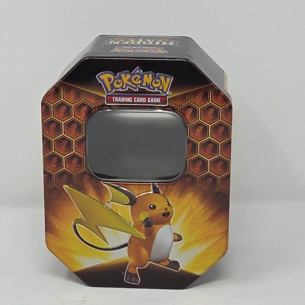 Empty Raichu Tin-Pokémon TCG: Hidden Fates Tin- No Cards- TIN ONLY